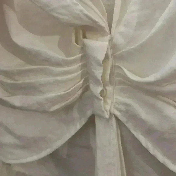 Choosy tie front shirt with a plunge neckline size 10 - Picture 4 of 6